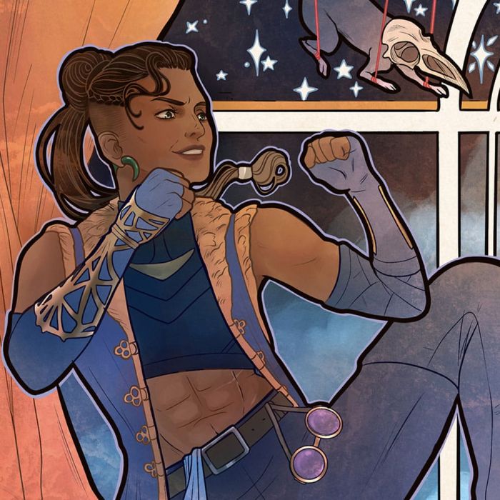 Critical Role Art Print Marisha Ray: 10th Anniversary Art Nouveau Illustrations 46 x 28 cm - unframed