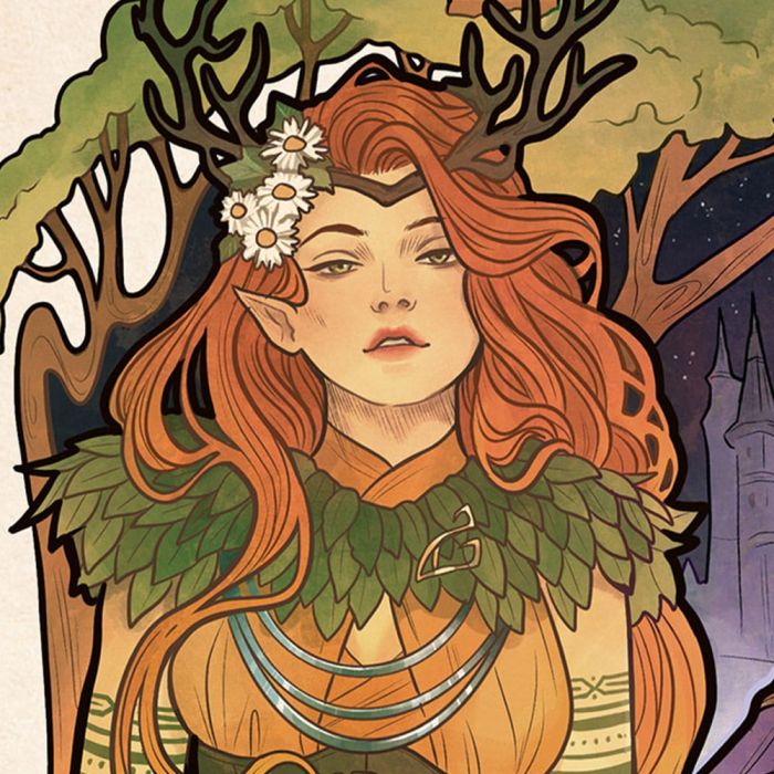 Critical Role Art Print Marisha Ray: 10th Anniversary Art Nouveau Illustrations 46 x 28 cm - unframed