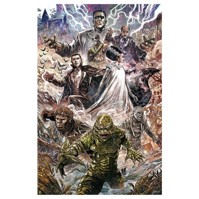 Universal Monsters Art Print Universal Monsters by Vincenzo Riccardi 61 x 41 cm - unframed
