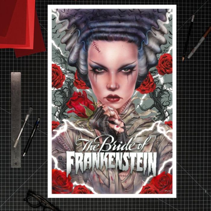Bride of Frankenstein Art Print Bride Afterlife by Brian M. Viveros 61 x 41 cm - unframed
