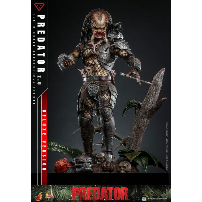 Predator Movie Masterpiece Action Figure 1/6 Predator (2.0) Deluxe Version 34 cm