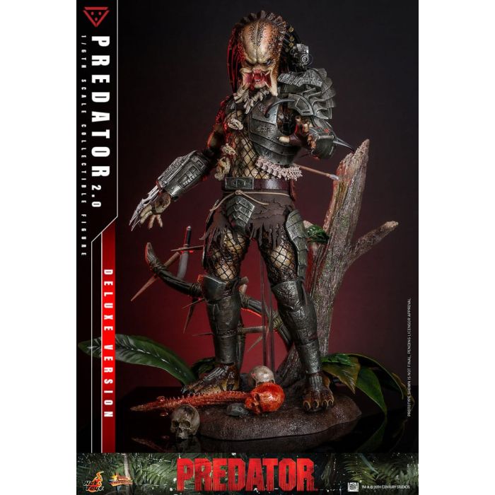 Predator Movie Masterpiece Action Figure 1/6 Predator (2.0) Deluxe Version 34 cm