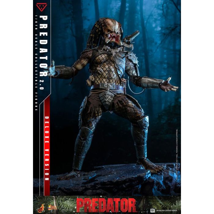 Predator Movie Masterpiece Action Figure 1/6 Predator (2.0) Deluxe Version 34 cm