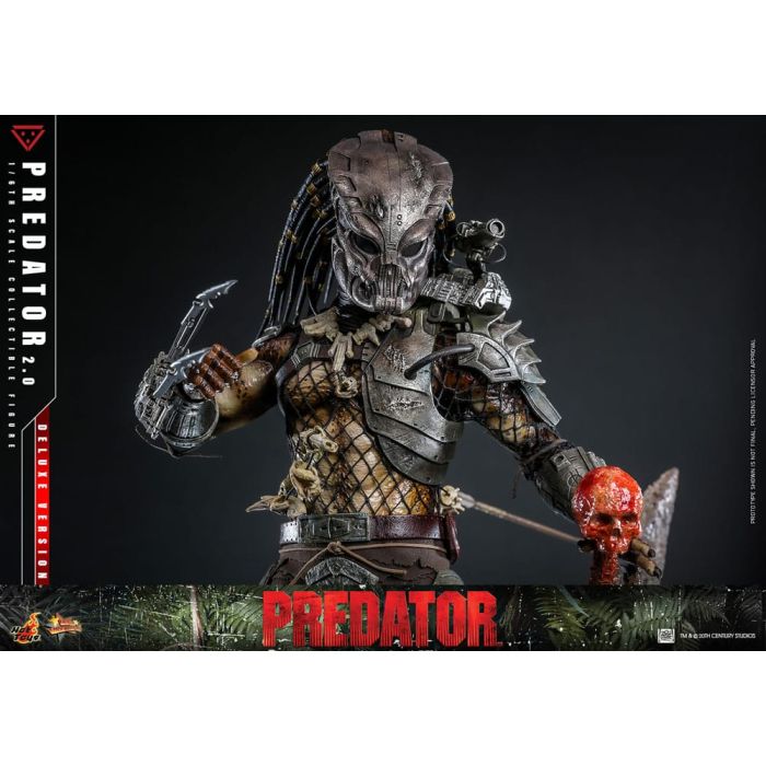 Predator Movie Masterpiece Action Figure 1/6 Predator (2.0) Deluxe Version 34 cm
