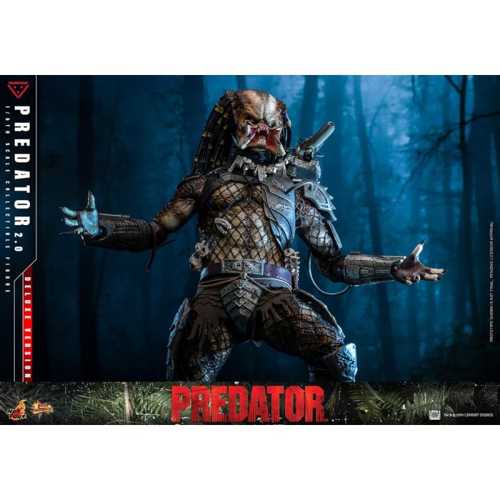 Predator Movie Masterpiece Action Figure 1/6 Predator (2.0) Deluxe Version 34 cm