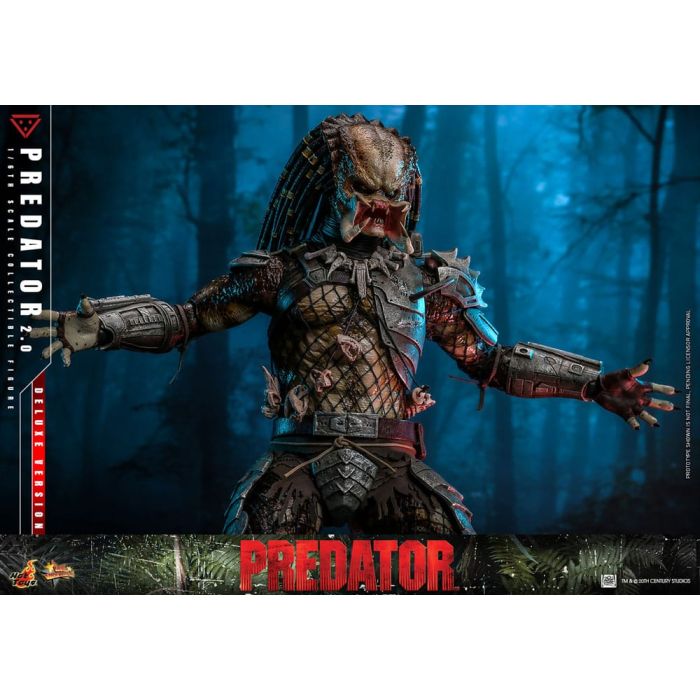 Predator Movie Masterpiece Action Figure 1/6 Predator (2.0) Deluxe Version 34 cm