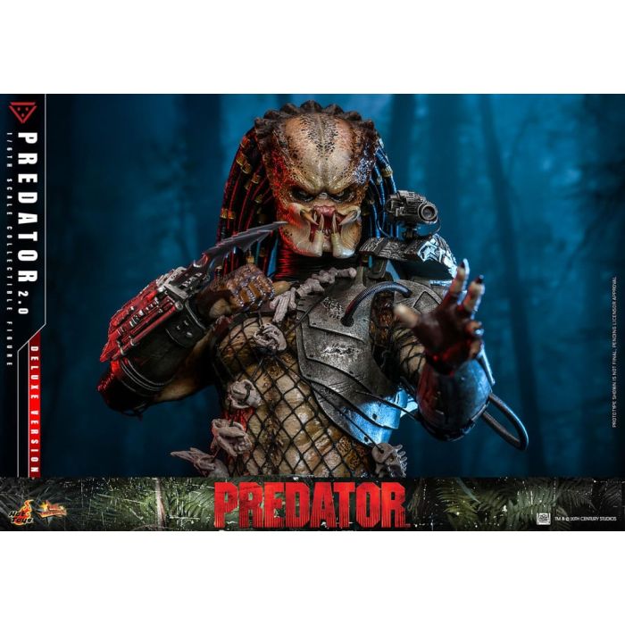 Predator Movie Masterpiece Action Figure 1/6 Predator (2.0) Deluxe Version 34 cm