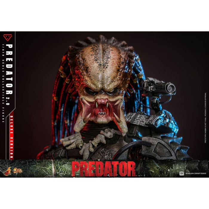 Predator Movie Masterpiece Action Figure 1/6 Predator (2.0) Deluxe Version 34 cm