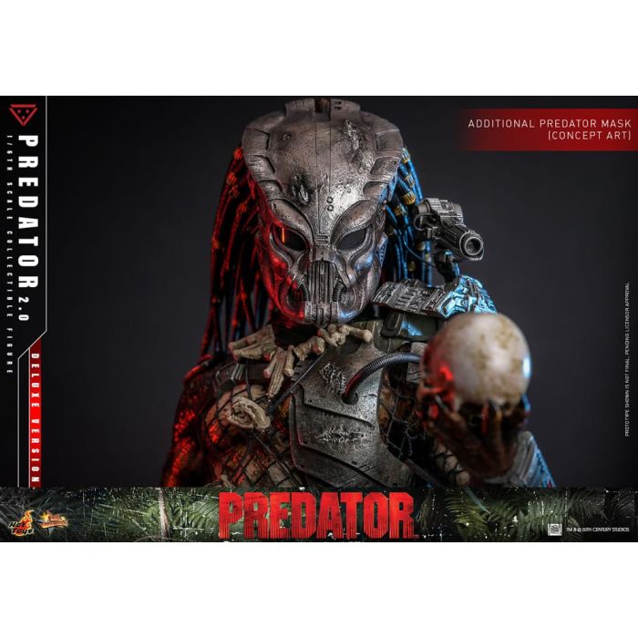 Predator Movie Masterpiece Action Figure 1/6 Predator (2.0) Deluxe Version 34 cm