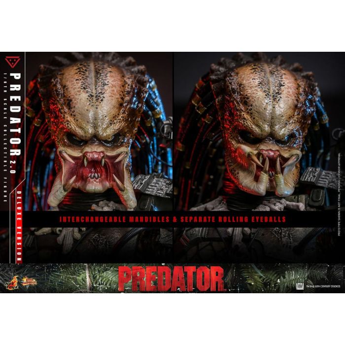 Predator Movie Masterpiece Action Figure 1/6 Predator (2.0) Deluxe Version 34 cm