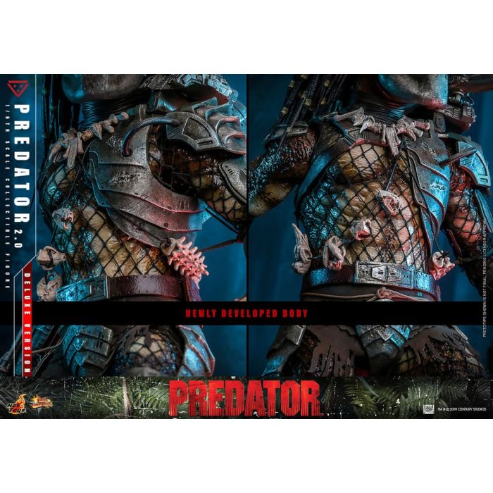 Predator Movie Masterpiece Action Figure 1/6 Predator (2.0) Deluxe Version 34 cm