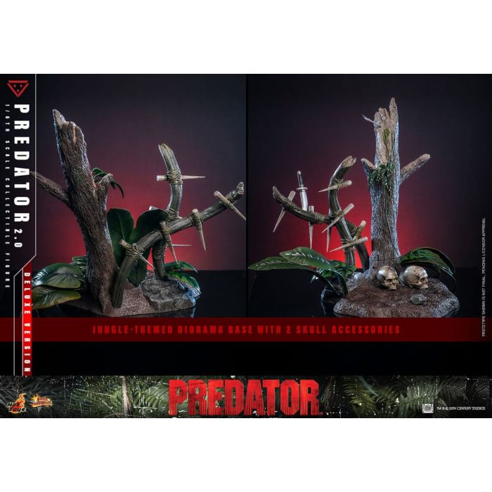 Predator Movie Masterpiece Action Figure 1/6 Predator (2.0) Deluxe Version 34 cm