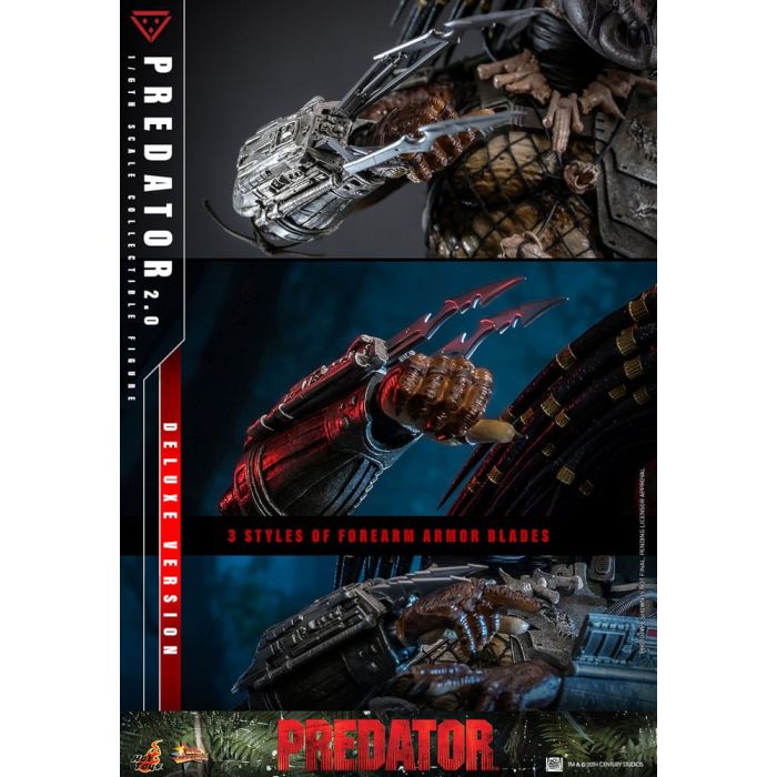 Predator Movie Masterpiece Action Figure 1/6 Predator (2.0) Deluxe Version 34 cm
