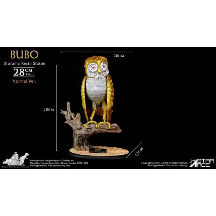 Ray Harryhausens Diorama Resin Statue Bubo Normal Ver. 28 cm