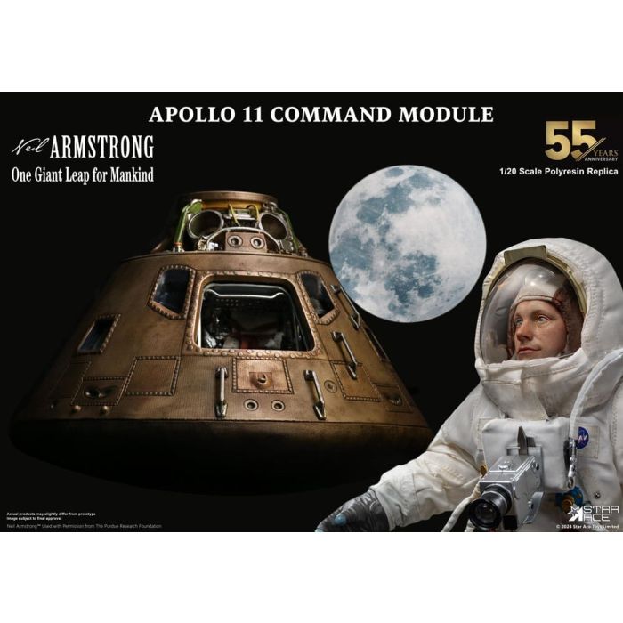 Apollo 11 Replica 1/20 Command Module (DX) 20 cm 