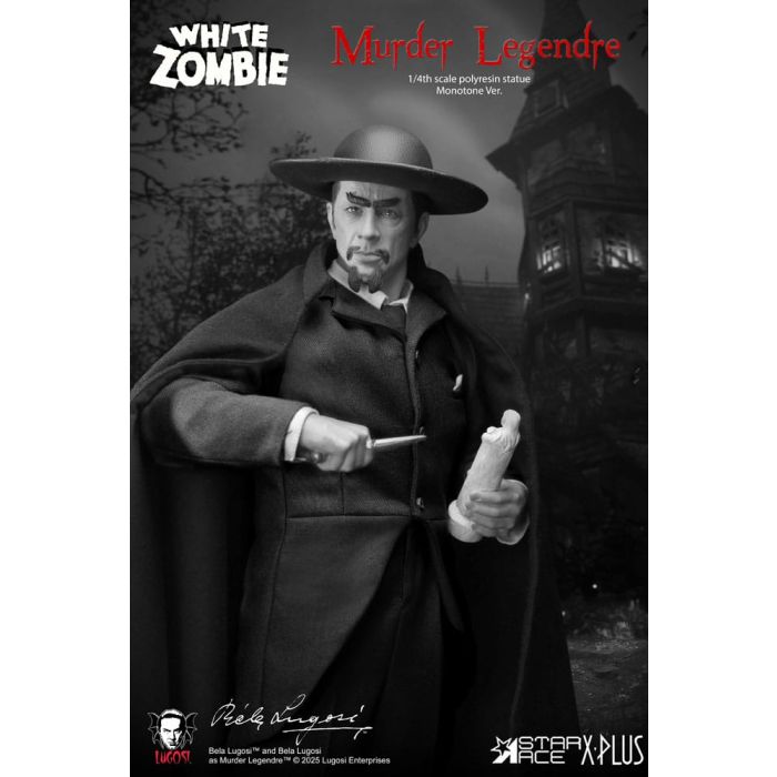 White Zombie Statue 1/4 Murder Legendre Monotone Ver. 52 cm 