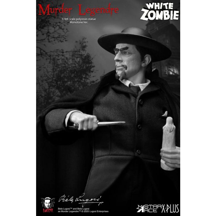 White Zombie Statue 1/4 Murder Legendre Monotone Ver. 52 cm 