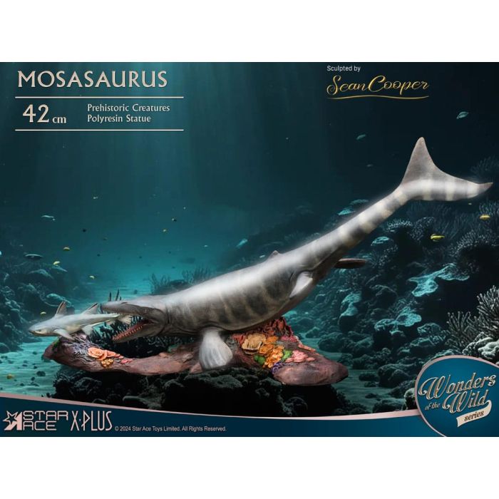 Wonders of the Wild Statue Mosasaurus (DX) 42 cm 