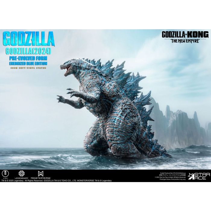 Godzilla vs. Kong: The New Empire Soft Vinyl Statue Godzilla (2024) Evolved Blue Edition 28 cm  