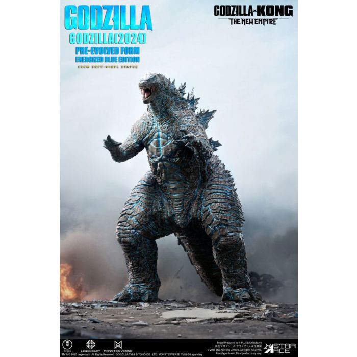 Godzilla vs. Kong: The New Empire Soft Vinyl Statue Godzilla (2024) Evolved Blue Edition 28 cm  