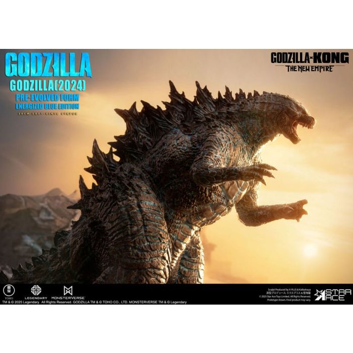 Godzilla vs. Kong: The New Empire Soft Vinyl Statue Godzilla (2024) Evolved Blue Edition 28 cm  
