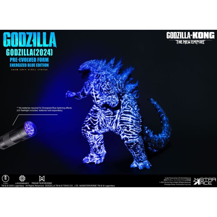 Godzilla vs. Kong: The New Empire Soft Vinyl Statue Godzilla (2024) Evolved Blue Edition 28 cm  