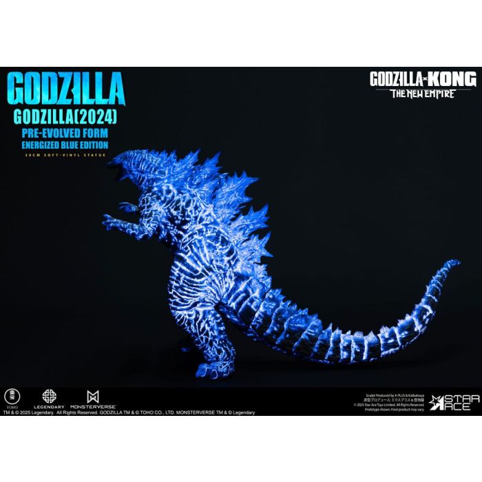 Godzilla vs. Kong: The New Empire Soft Vinyl Statue Godzilla (2024) Evolved Blue Edition 28 cm  