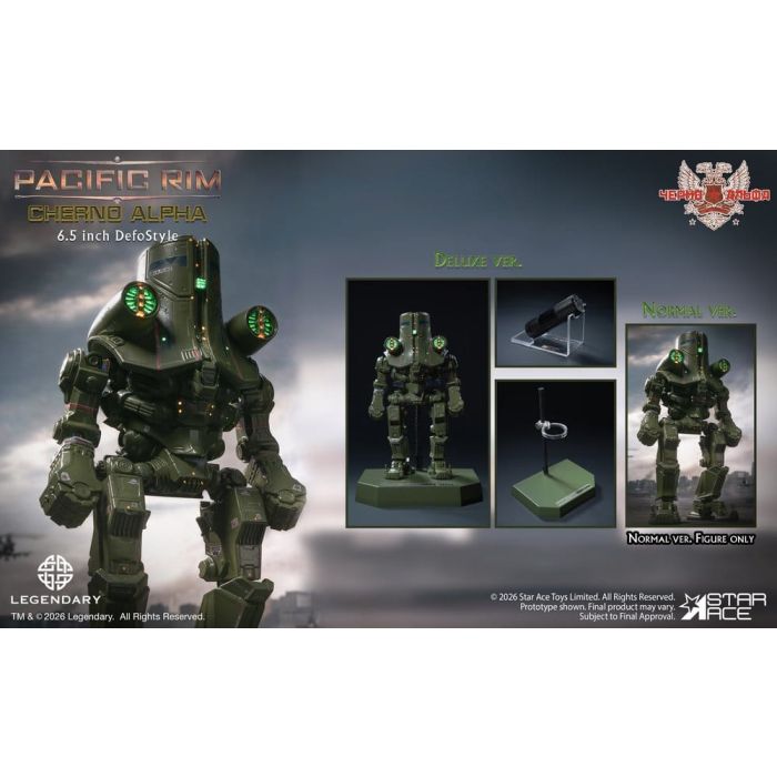 Pacific Rim DefoStyle Figure 2-Pack Gipsy Danger & Cherno Alpha DX 17 cm