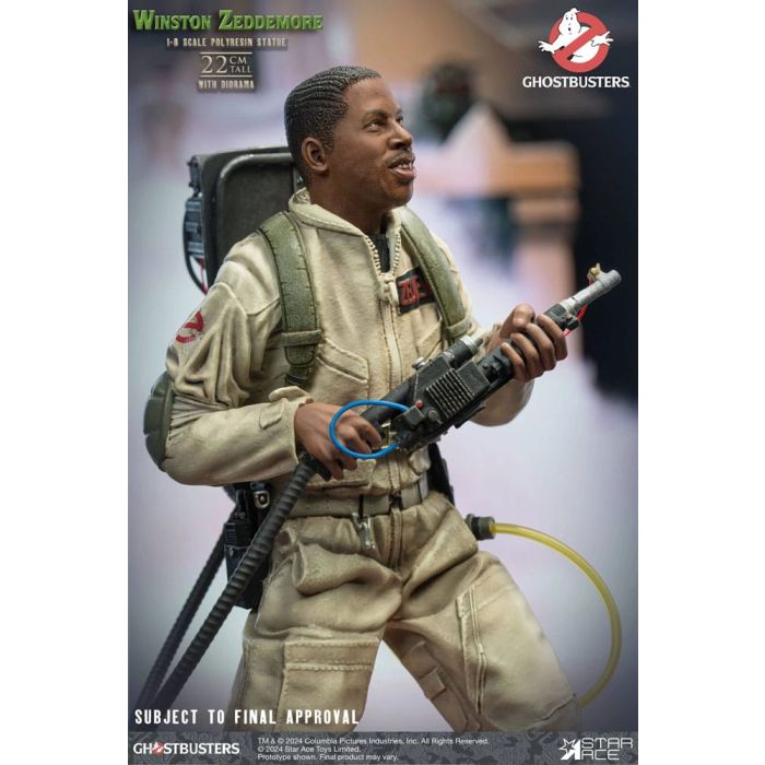 Ghostbusters  Statue 1/8 Winston Zeddemore 22 cm