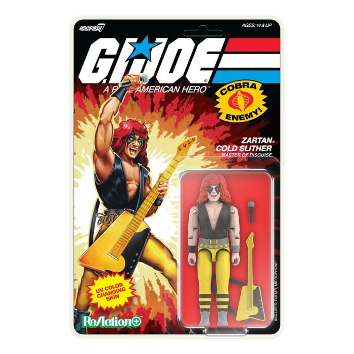 GI Joe ReAction+ Action Figure Wave 3 Zartan Cold Slither (Cartoon) 10 cm 