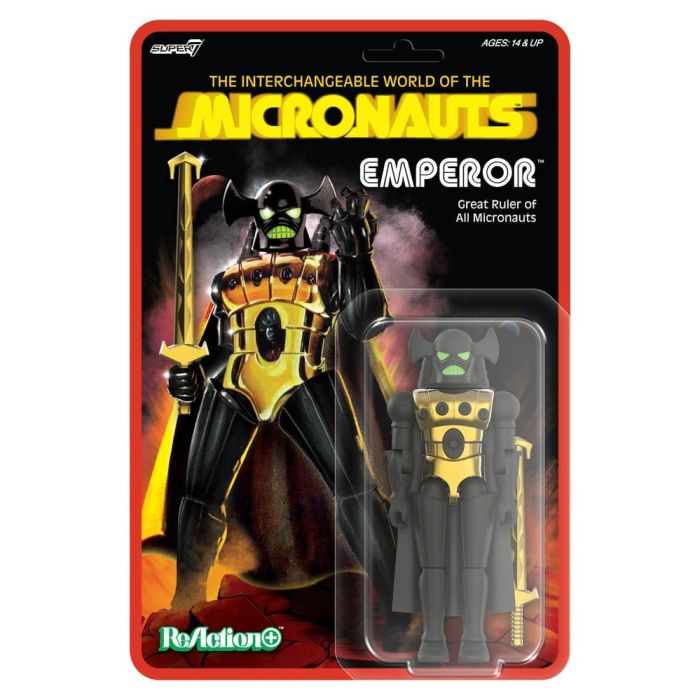 Micronauts ReAction+ Action Figure Wave 03 Emperor 10 cm