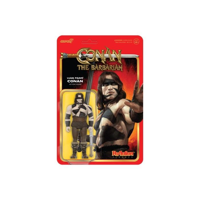 Conan The Barbarian ReAction Action Figure Wave 02 Conan (War Paint) 10 cm         