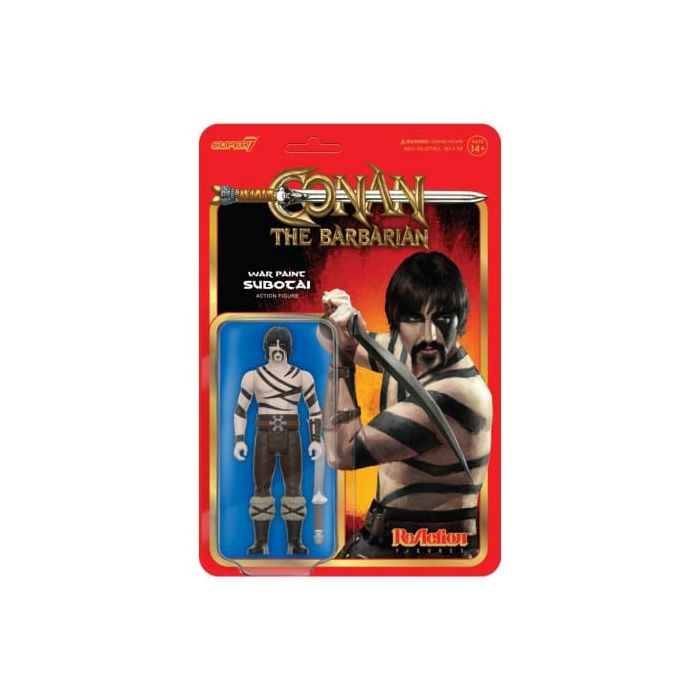 Conan The Barbarian ReAction Action Figure Wave 02 Subotai (War Paint) 10 cm         