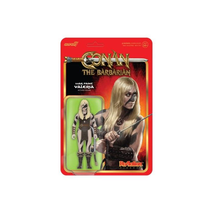 Conan The Barbarian ReAction Action Figure Wave 02 Valeria (War Paint) 10 cm     