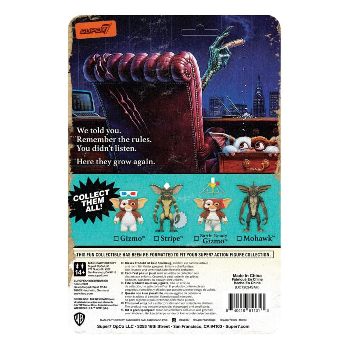 Gremlins ReAction Action Figure Wave 02 Mohawk 10 cm        