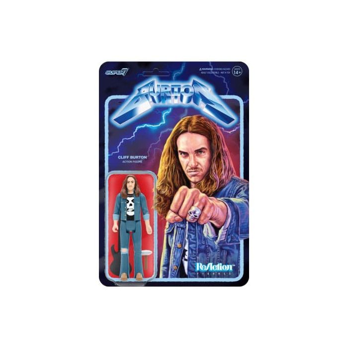 Cliff Burton ReAction Action Figure Wave 01 Cliff Burton 10 cm   