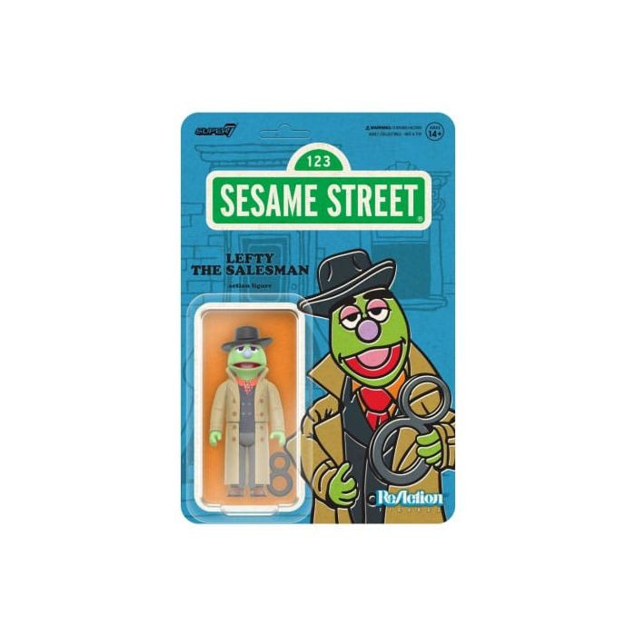 Sesame Street ReAction Action Figure Wave 02 Lefty the Salesman 10 cm          