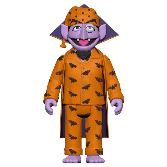 Sesame Street ReAction Action Figure Wave 06 Count Von Count (PJs) 10 cm