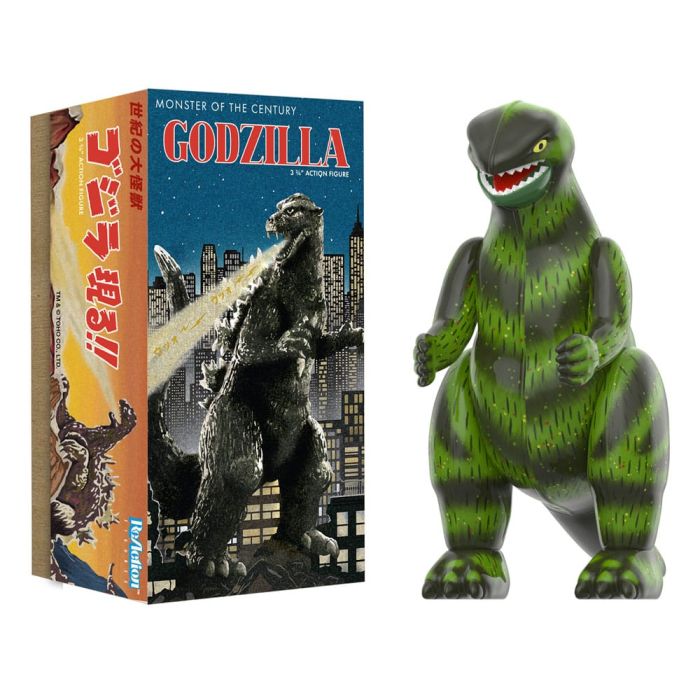 Godzilla Toho ReAction Action Figure Wave 01 (Retro Tin) Godzilla (Marusan Tin) 10 cm