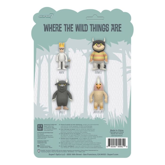 Where The Wild Things Are ReAction Action Figure Wave 01 Douglas (Monster) 10 cm          