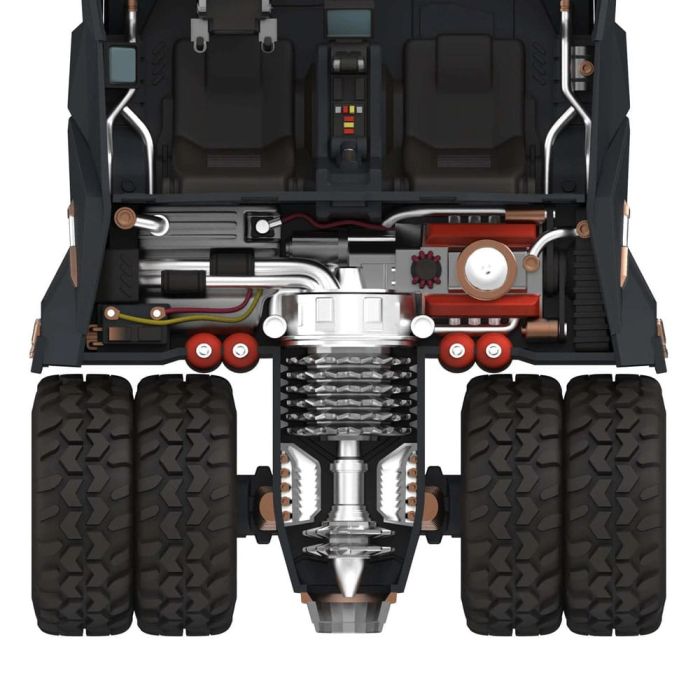 Batman 1989 Super Cyborg Vehicle Batmobile Tumbler (Full Color) 33 cm  