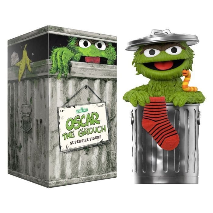 Sesame Street SuperSize Vinyl Figure Oscar The Grouch