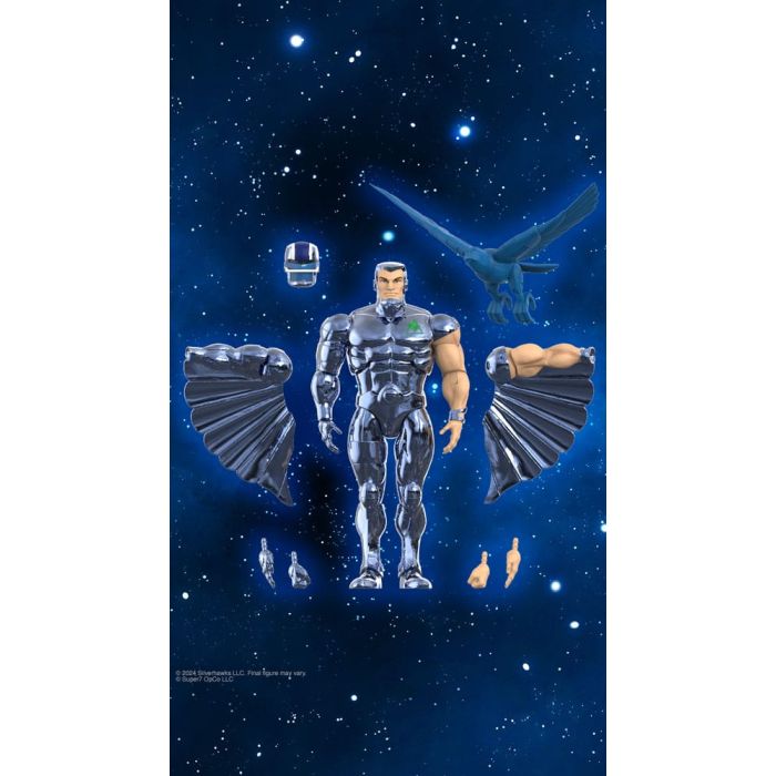 SilverHawks Ultimates Action Figure Steelwill (Toy Version Vac Metal) 18 cm
