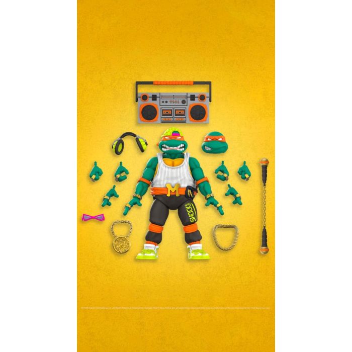 Teenage Mutant Ninja Turtles Ultimates Action Figure Rappin' Mike 18 cm