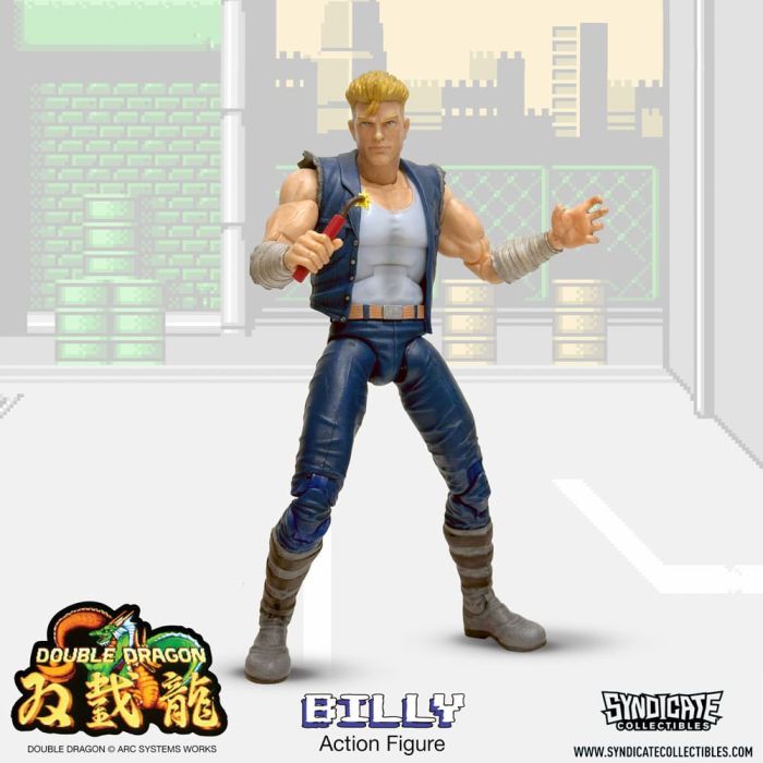 Double Dragon Deluxe Action Figure 1/12 Billy 18 cm     