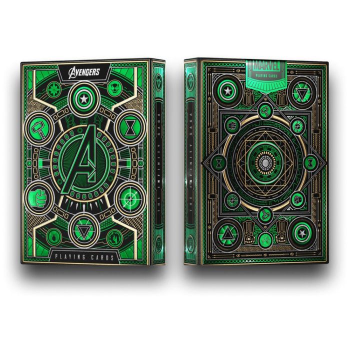 Avengers - The Infinity Saga Playing Cards Green Version
