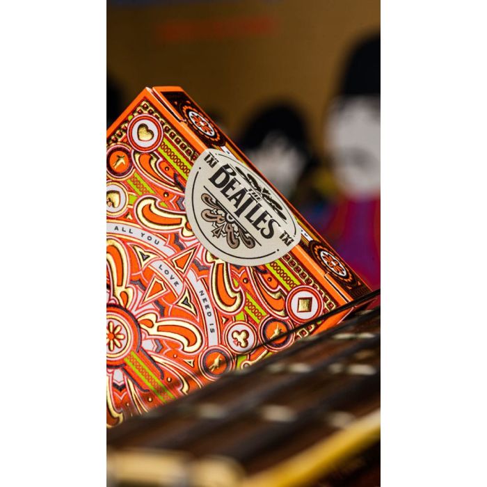 The Beatles Playing Cards Orange Version