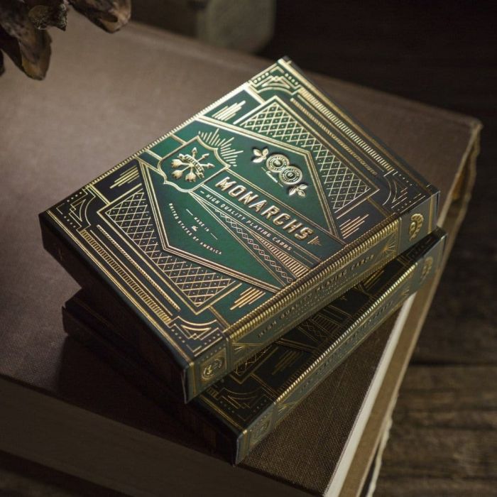 Theory 11 Playing Cards Monarch Green