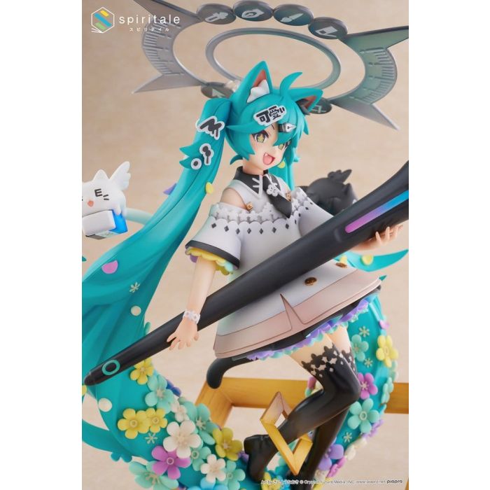 Hatsune Miku x Naoki Saito PVC Statue 1/7 My Figure Making! The Painter Ver. 34 cm 