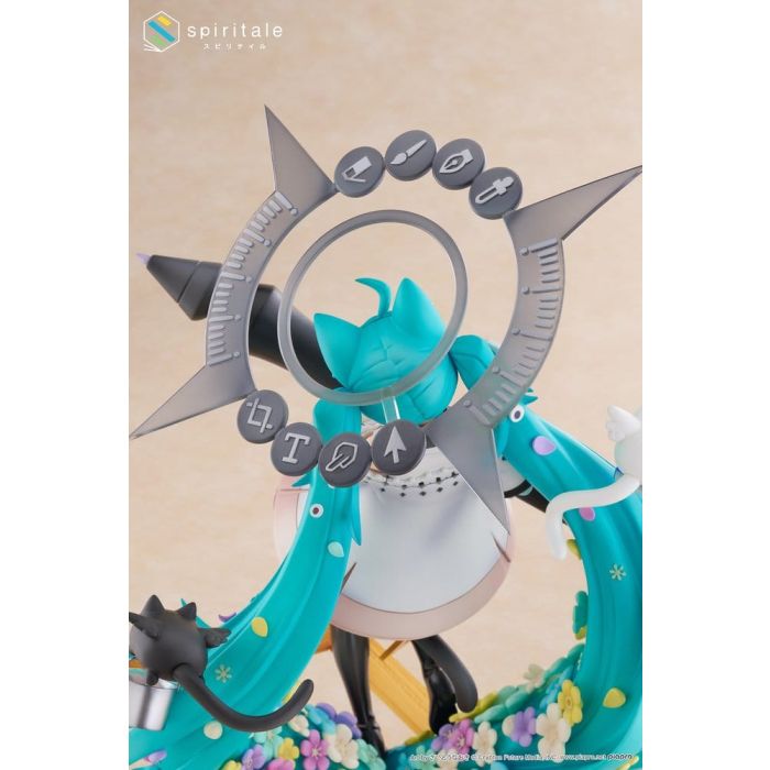 Hatsune Miku x Naoki Saito PVC Statue 1/7 My Figure Making! The Painter Ver. 34 cm 